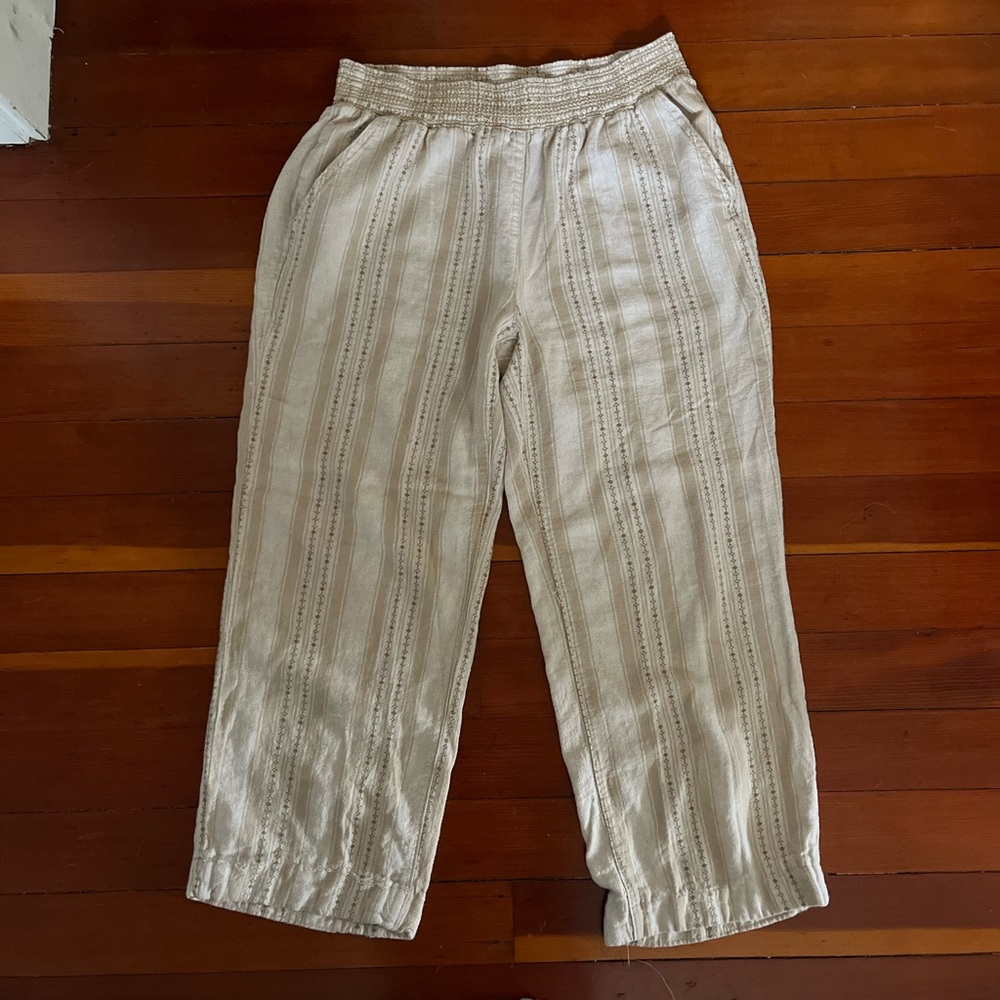 Briggs New York Textured Tan Pants